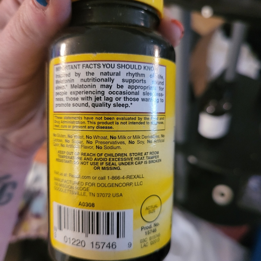 Melatonin 5mg - Picture 3 of 3